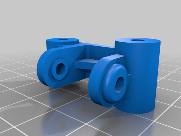 tamiya super astute caster knuckle block vintage buggy 3D print model - Mito3D