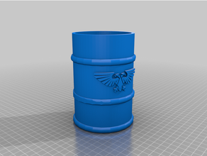 barrel birdy box bird container storage turbocharger 3d print model - Mito3D