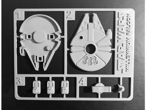 millennium falcon kit card 3d print model - Mito3D