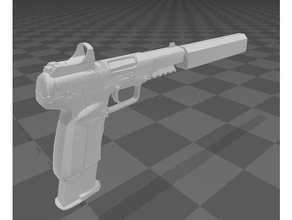five-seven customised 3d print model - Mito3D