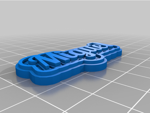 custommiguelmultiline Etikett Schlüsselbund angepasst 3d print model - Mito3D
