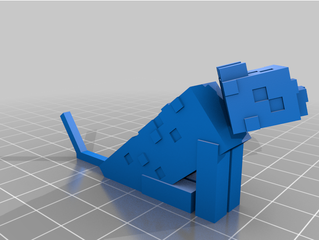 Minecraft chat animaux figures 3D print model - Mito3D
