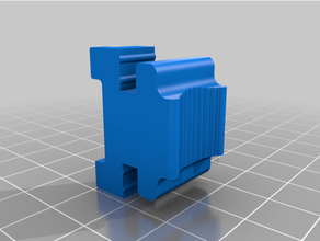güncellenmiş buttlock değiştirmek alüminyum arka plaka inşa etmek 3d print model - Mito3D