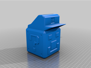 soru Mario banka blok madeni para domuzcuk kumbara 3d print model - Mito3D