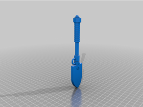 power shovel pen bic tool 3d print model - Mito3D