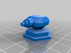 lazer kuleler taretler masa oyunu aksesuarlar minyatür manzara canavar savaş oyunları 3d print model - Mito3D
