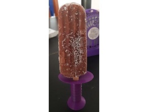 ice cream paddle pop titolare supporto gelateria gelato ghiaccio bloccare crema paddlepop trattare 3d print model - Mito3D