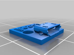 micro USB hembra alfiler encabezamiento 3d print model - Mito3D