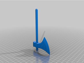celtic axe pen bic 3d print model - Mito3D