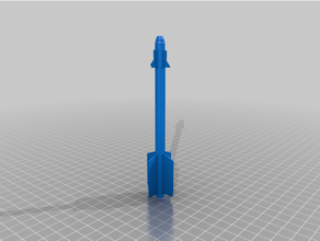 misil bolígrafo bic arma 3d print model - Mito3D