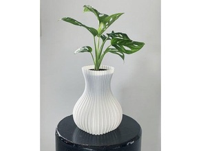 planter stand 2 plant pot vase 3d print model - Mito3D