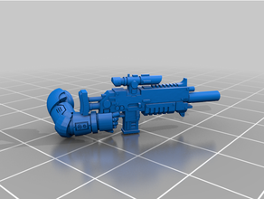 invasor pelotão 3d print model - Mito3D
