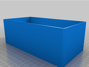 tv boxmy personalizado abierto almacenamiento caja 3d print model - Mito3D