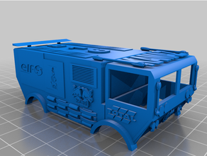 dakar camion kamaz 3d print model - Mito3D