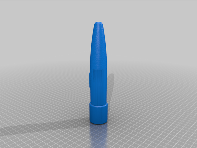 nativo americano gorrión halcón flauta cabeza 22mm cloruro polivinilo tubo + perforación modelo naf guarniciones 3D print model - Mito3D
