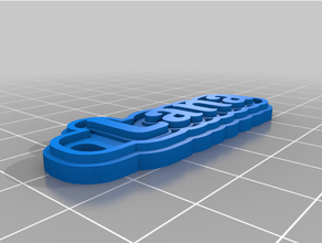 angepasst mehrzeilig tadsdsg Schlüsselbund 3d print model - Mito3D
