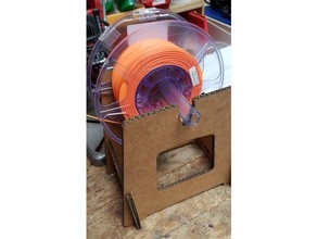Unterstützung Bobine Spule Halter Laserschnitt derouleur Filament 3d print model - Mito3D