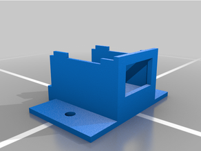 usb type female panel mount holder 3d print model - Mito3D