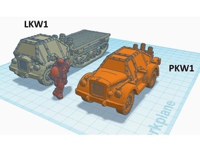40k Zivilist Fahrzeuge Konzept drucken Kriegshammer 3d print model - Mito3D