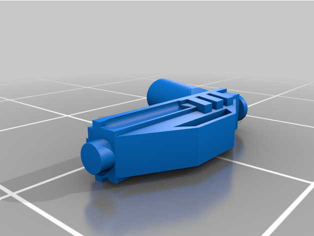 lego star wars dc17 battlefront 3D print model - Mito3D