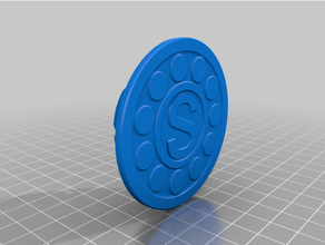coprimozzo roda vw fusca scolare 3d print model - Mito3D