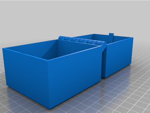 customized hingenight guard box latch remix 3d print model - Mito3D