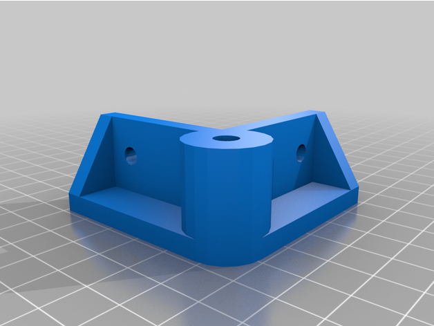 2020 corner foot adjustable 6mm extrusion 3D print model - Mito3D