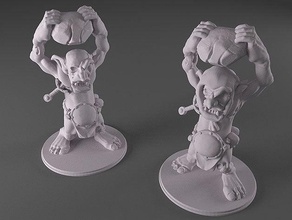 heroquest - bashy babuschka zombi troll 2 28mm 32mm dnd dungeons dragons fantasy heroic scale miniature oldhammer tabletop warhammer 3d print model - Mito3D
