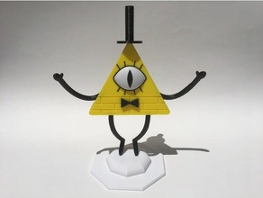 cifra gravità cascate 3dmodel creatura demone demoniaco modello piramide triangolo 3d print model - Mito3D
