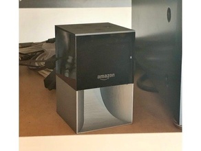 amazon tv cube facing speaker horn alexa openscad 3d print model - Mito3D