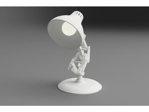 luxo jr 200x200mm impressora conduziu luz Disney pixar luminária júnior 3d print model - Mito3D