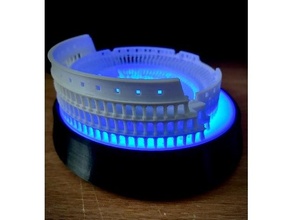 Coliseu base 3d print model - Mito3D