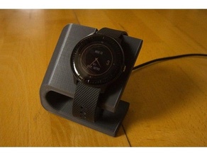 garmin watch charging station fenix forerunner 235 fenix5x 3 vivoactive smartwatch stand 3d print model - Mito3D