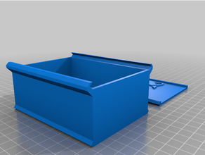customized magic gathering cardbox hhgttg lid 3d print model - Mito3D