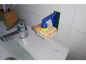 magnetico sapone titolare supporto bagno 3d print model - Mito3D