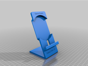 customized qi charging stand note 10 + 3d print model - Mito3D