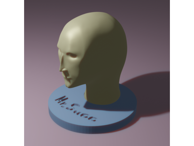 mrsucc base incluso umido meme memi stonks 3D print model - Mito3D