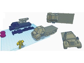 40k lkw Zivilist Transporter abwischen 3d print model - Mito3D