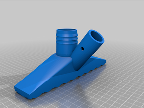 pool vacuum head grooved 3d print model - Mito3D