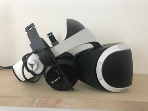 ps vr headphone holder sony mdr-zx310 mdr-zx110 110 310 headset mdr mdrzx310 playstation psvr zx zx310 3d print model - Mito3D
