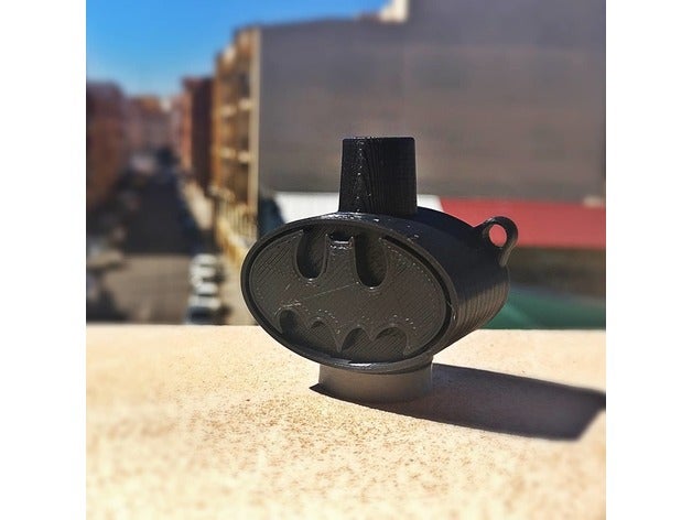 batman narguile boquilla cachimba diyhookah humo 3D print model - Mito3D