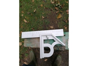combinação quadrado 90 grau lidar mecanismo multi precisão régua ferramenta madeira marcenaria 3d print model - Mito3D