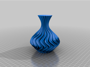 vase 217 récipient fleur spirale vases 3d print model - Mito3D