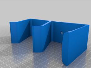 xbox doble gamepad pared montar 3d print model - Mito3D