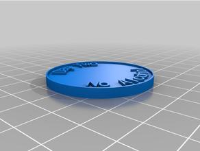 personalizado moneda chip día 3d print model - Mito3D