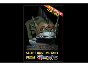 desgarrar reptil Thundercats stl 3d impresión arte fan gratis busto cg piro cómic historietas deslizarse 3d print model - Mito3D
