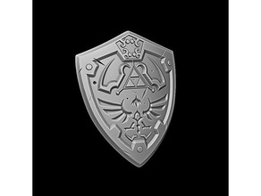 legend zelda - shield link armor nintendo zbrush 3d print model - Mito3D