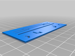 bujo bala diario título bandera plantilla modelo estacionario papelería 3d print model - Mito3D