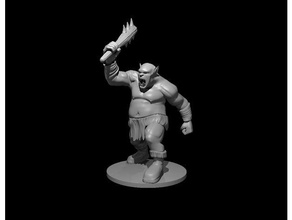 orco aggiornato posa 2 gigante troll 3d print model - Mito3D