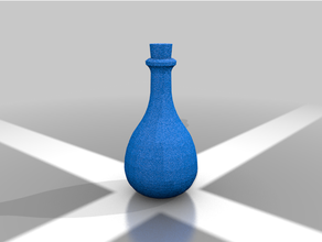 bottle dongeon fantasy flasks medieval 3d print model - Mito3D